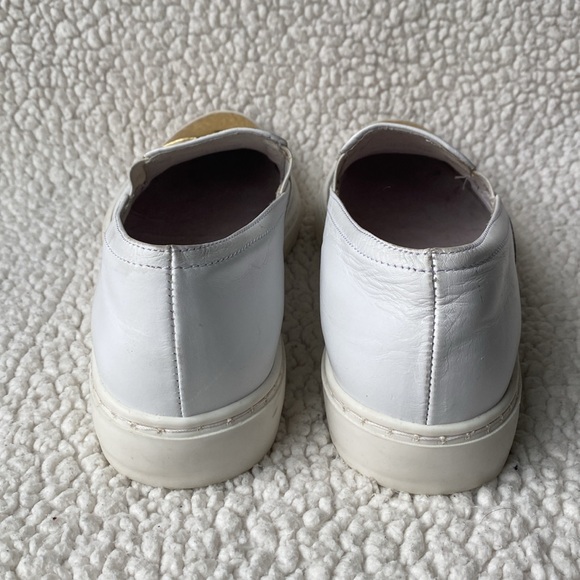 Gabriella Womens’ Gold Toe Leather Slip-on Sneakers - Picture 5 of 14